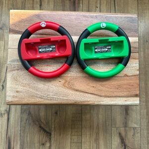 Kart Racing Wheel Set - Red and Green-nitendo switch
